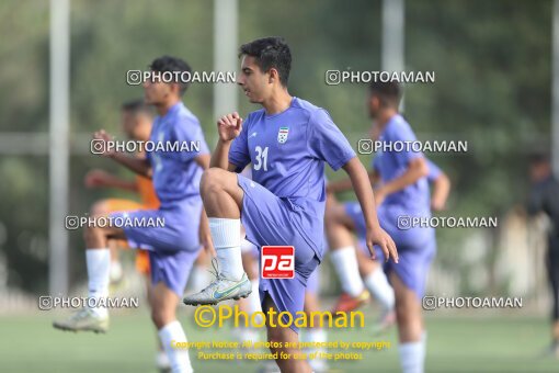 2061513, Tehran, Iran, Iran U-14 National Football Team Training Session on 2023/07/19 at Iran National Football Center