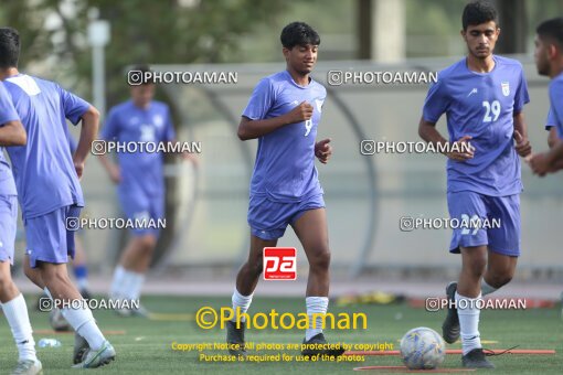 2061527, Tehran, Iran, Iran U-14 National Football Team Training Session on 2023/07/19 at Iran National Football Center