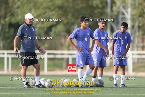 2061609, Tehran, Iran, Iran U-14 National Football Team Training Session on 2023/07/19 at Iran National Football Center