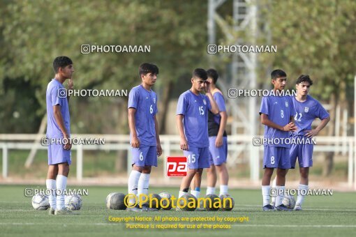 2061610, Tehran, Iran, Iran U-14 National Football Team Training Session on 2023/07/19 at Iran National Football Center