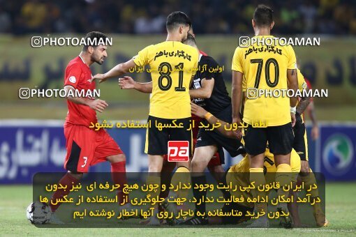 2074104, Isfahan, Iran, Iran Pro League، Persian Gulf Cup، 2023-2024 season، First Leg، Week 1، Sepahan 3 v ۱ Tractor S.C. on 2023/08/10 at Naghsh-e Jahan Stadium