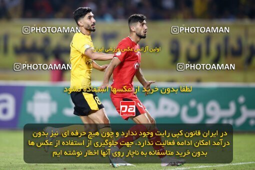 2074136, Isfahan, Iran, Iran Pro League، Persian Gulf Cup، 2023-2024 season، First Leg، Week 1، Sepahan 3 v ۱ Tractor S.C. on 2023/08/10 at Naghsh-e Jahan Stadium