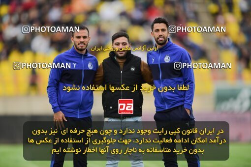 2131764, Qazvin, Iran, Iran Pro League، Persian Gulf Cup، 2023-2024 season، First Leg، Week 9، Shams Azar F.C. 2 v 2 Esteghlal on 2023/11/02 at ورزشگاه سردار آزادگان