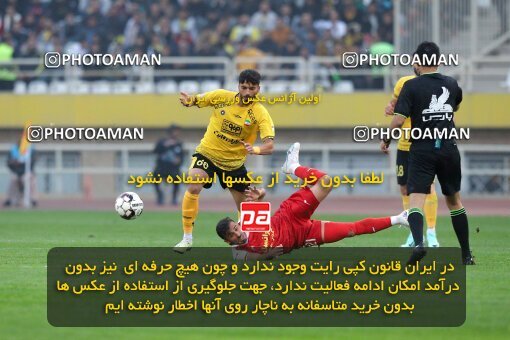 2138684, Isfahan, Iran, Iran Pro League، Persian Gulf Cup، 2023-2024 season، First Leg، Week 10، Sepahan ۱ v ۰ Persepolis on 2023/11/12 at Naghsh-e Jahan Stadium