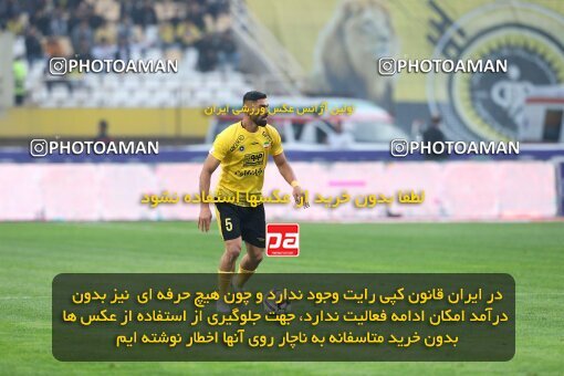 2138696, Isfahan, Iran, Iran Pro League، Persian Gulf Cup، 2023-2024 season، First Leg، Week 10، Sepahan ۱ v ۰ Persepolis on 2023/11/12 at Naghsh-e Jahan Stadium