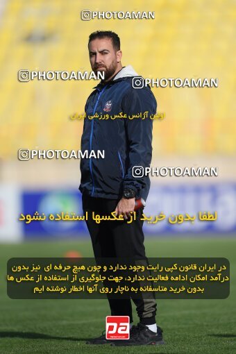 2150279, Qazvin, Iran, Iran Pro League، Persian Gulf Cup، 2023-2024 season، First Leg، Week 11، Shams Azar F.C. ۱ v ۱ Gol Gohar Sirjan on 2023/11/25 at ورزشگاه سردار آزادگان