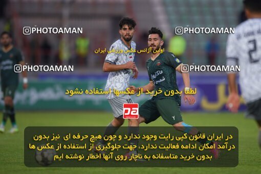 2150537, Qazvin, Iran, Iran Pro League، Persian Gulf Cup، 2023-2024 season، First Leg، Week 11، Shams Azar F.C. ۱ v ۱ Gol Gohar Sirjan on 2023/11/25 at ورزشگاه سردار آزادگان