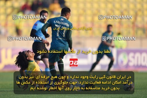 2168678, Qazvin, Iran, Iran Pro League، Persian Gulf Cup، 2023-2024 season، First Leg، Week 13، Shams Azar F.C. ۰ v ۰ Sanat Naft Abadan on 2023/12/19 at ورزشگاه سردار آزادگان