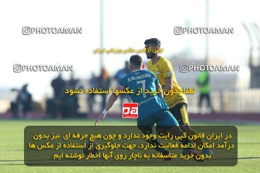 2177555, Qazvin, Iran, Iran Pro League، Persian Gulf Cup، 2023-2024 season، First Leg، Week 15، Shams Azar F.C. ۱ v ۰ Sepahan on 2024/01/01 at ورزشگاه سردار آزادگان