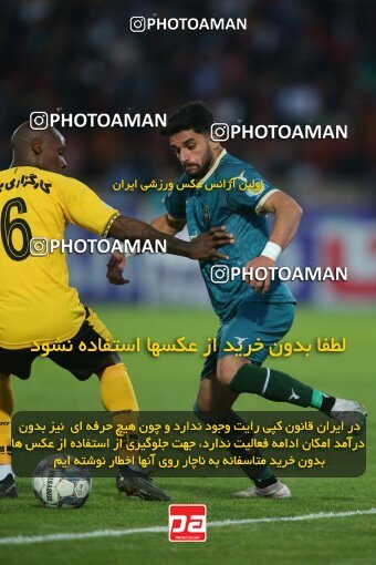 2177730, Qazvin, Iran, Iran Pro League، Persian Gulf Cup، 2023-2024 season، First Leg، Week 15، Shams Azar F.C. ۱ v ۰ Sepahan on 2024/01/01 at ورزشگاه سردار آزادگان