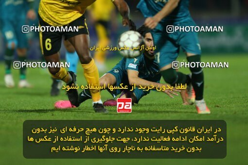 2177743, Qazvin, Iran, Iran Pro League، Persian Gulf Cup، 2023-2024 season، First Leg، Week 15، Shams Azar F.C. ۱ v ۰ Sepahan on 2024/01/01 at ورزشگاه سردار آزادگان