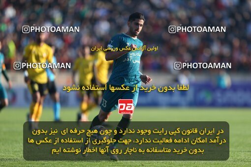 2178005, Qazvin, Iran, Iran Pro League، Persian Gulf Cup، 2023-2024 season، First Leg، Week 15، Shams Azar F.C. ۱ v ۰ Sepahan on 2024/01/01 at ورزشگاه سردار آزادگان