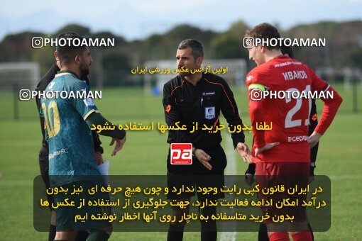 2206193, Antalya,Belek, Turkey, International friendly match، Shams Azar F.C. 1 - 2 FC Yenisey Krasnoyarsk on 2024/01/22 at لیماک فوتبال سنتر