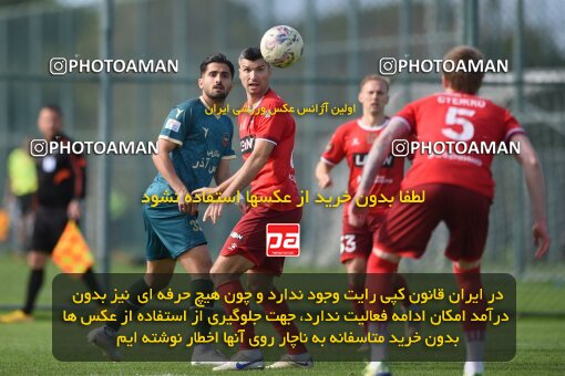 2206196, Antalya,Belek, Turkey, International friendly match، Shams Azar F.C. 1 - 2 FC Yenisey Krasnoyarsk on 2024/01/22 at لیماک فوتبال سنتر