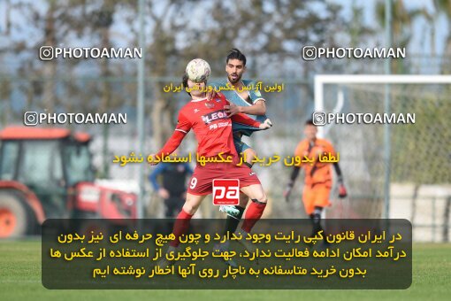 2206199, Antalya,Belek, Turkey, International friendly match، Shams Azar F.C. 1 - 2 FC Yenisey Krasnoyarsk on 2024/01/22 at لیماک فوتبال سنتر