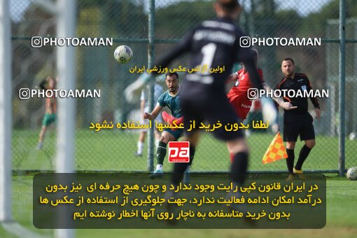 2206232, Antalya,Belek, Turkey, International friendly match، Shams Azar F.C. 1 - 2 FC Yenisey Krasnoyarsk on 2024/01/22 at لیماک فوتبال سنتر