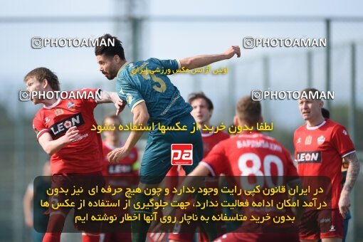 2206234, Antalya,Belek, Turkey, International friendly match، Shams Azar F.C. 1 - 2 FC Yenisey Krasnoyarsk on 2024/01/22 at لیماک فوتبال سنتر