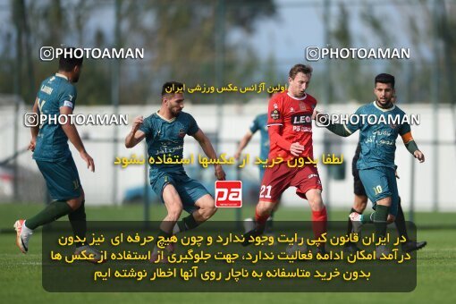 2206242, Antalya,Belek, Turkey, International friendly match، Shams Azar F.C. 1 - 2 FC Yenisey Krasnoyarsk on 2024/01/22 at لیماک فوتبال سنتر