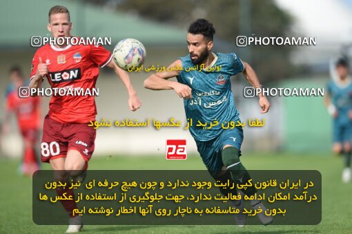 2206261, Antalya,Belek, Turkey, International friendly match، Shams Azar F.C. 1 - 2 FC Yenisey Krasnoyarsk on 2024/01/22 at لیماک فوتبال سنتر