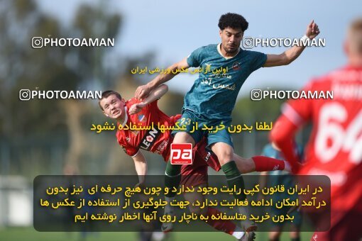 2206268, Antalya,Belek, Turkey, International friendly match، Shams Azar F.C. 1 - 2 FC Yenisey Krasnoyarsk on 2024/01/22 at لیماک فوتبال سنتر