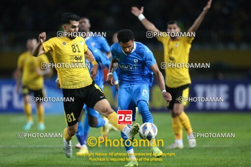 2211985, lsfahann,Mobarakeh, Iran, AFC Champions League 2023, Eighth final, Going Play, Sepahan 1 v 3 Al-Hilal FC on 2024/02/15 at Naghsh-e Jahan Stadium