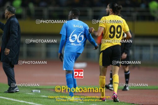 2211996, lsfahann,Mobarakeh, Iran, AFC Champions League 2023, Eighth final, Going Play, Sepahan 1 v 3 Al-Hilal FC on 2024/02/15 at Naghsh-e Jahan Stadium