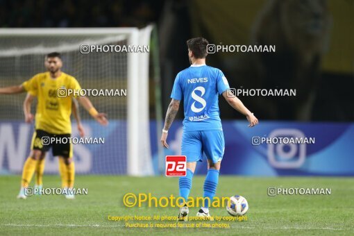 2212007, lsfahann,Mobarakeh, Iran, AFC Champions League 2023, Eighth final, Going Play, Sepahan 1 v 3 Al-Hilal FC on 2024/02/15 at Naghsh-e Jahan Stadium