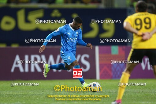 2212120, lsfahann,Mobarakeh, Iran, AFC Champions League 2023, Eighth final, Going Play, Sepahan 1 v 3 Al-Hilal FC on 2024/02/15 at Naghsh-e Jahan Stadium