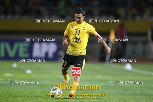 2212260, lsfahann,Mobarakeh, Iran, AFC Champions League 2023, Eighth final, Going Play, Sepahan 1 v 3 Al-Hilal FC on 2024/02/15 at Naghsh-e Jahan Stadium