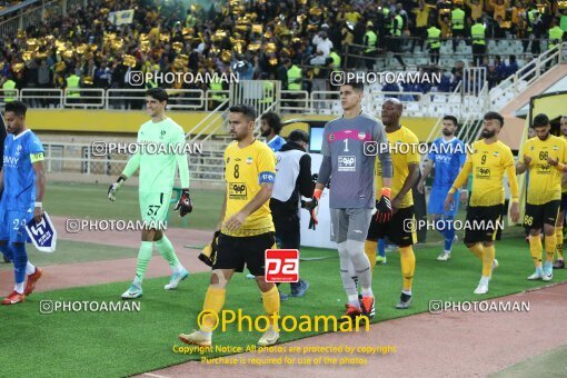 2212305, lsfahann,Mobarakeh, Iran, AFC Champions League 2023, Eighth final, Going Play, Sepahan 1 v 3 Al-Hilal FC on 2024/02/15 at Naghsh-e Jahan Stadium