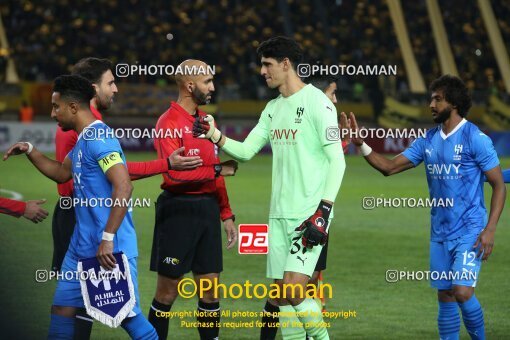 2212314, lsfahann,Mobarakeh, Iran, AFC Champions League 2023, Eighth final, Going Play, Sepahan 1 v 3 Al-Hilal FC on 2024/02/15 at Naghsh-e Jahan Stadium