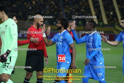 2212315, lsfahann,Mobarakeh, Iran, AFC Champions League 2023, Eighth final, Going Play, Sepahan 1 v 3 Al-Hilal FC on 2024/02/15 at Naghsh-e Jahan Stadium