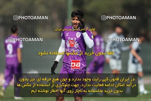 2220462, Tehran, Iran, Friendly logistics match، Havadar S.C. 6 - 4 Nirou Zamini Tehran on 2024/02/29 at زمین شماره 2 ورزشگاه آزادی