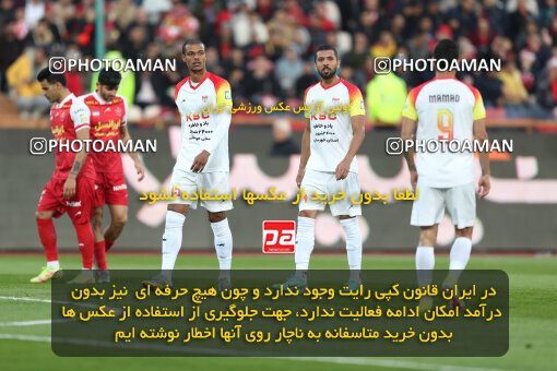 2288296, Tehran, Iran, Iran Pro League، Persian Gulf Cup، 2023-2024 season، Second Leg، Week 19، Persepolis 4 v 2 Foulad Khouzestan on 2024/03/08 at Azadi Stadium