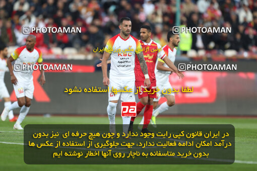 2288303, Tehran, Iran, Iran Pro League، Persian Gulf Cup، 2023-2024 season، Second Leg، Week 19، Persepolis 4 v 2 Foulad Khouzestan on 2024/03/08 at Azadi Stadium