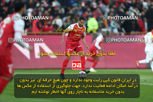 2288308, Tehran, Iran, Iran Pro League، Persian Gulf Cup، 2023-2024 season، Second Leg، Week 19، Persepolis 4 v 2 Foulad Khouzestan on 2024/03/08 at Azadi Stadium