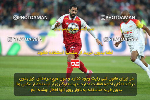 2288309, Tehran, Iran, Iran Pro League، Persian Gulf Cup، 2023-2024 season، Second Leg، Week 19، Persepolis 4 v 2 Foulad Khouzestan on 2024/03/08 at Azadi Stadium