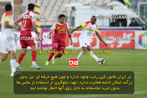 2288317, Tehran, Iran, Iran Pro League، Persian Gulf Cup، 2023-2024 season، Second Leg، Week 19، Persepolis 4 v 2 Foulad Khouzestan on 2024/03/08 at Azadi Stadium