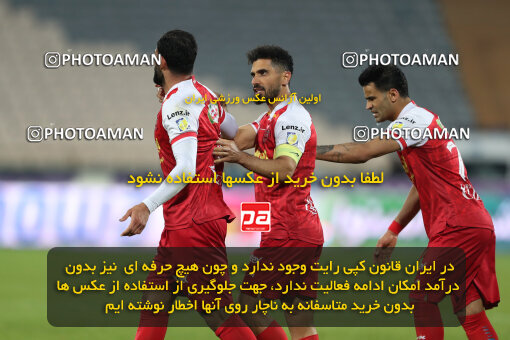 2288345, Tehran, Iran, Iran Pro League، Persian Gulf Cup، 2023-2024 season، Second Leg، Week 19، Persepolis 4 v 2 Foulad Khouzestan on 2024/03/08 at Azadi Stadium