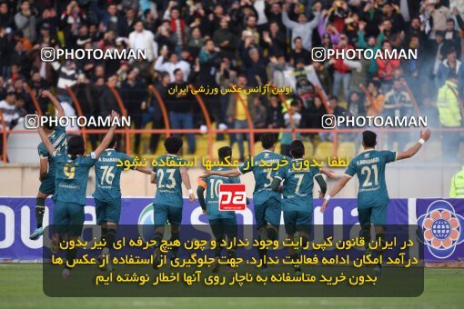 2225388, Qazvin, Iran, Iran Pro League، Persian Gulf Cup، 2023-2024 season، Second Leg، Week 19، Shams Azar F.C. 2 v ۱ Aluminium Arak on 2024/03/08 at ورزشگاه سردار آزادگان