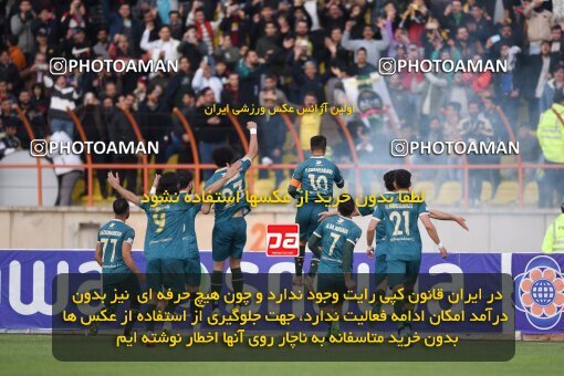 2225389, Qazvin, Iran, Iran Pro League، Persian Gulf Cup، 2023-2024 season، Second Leg، Week 19، Shams Azar F.C. 2 v ۱ Aluminium Arak on 2024/03/08 at ورزشگاه سردار آزادگان