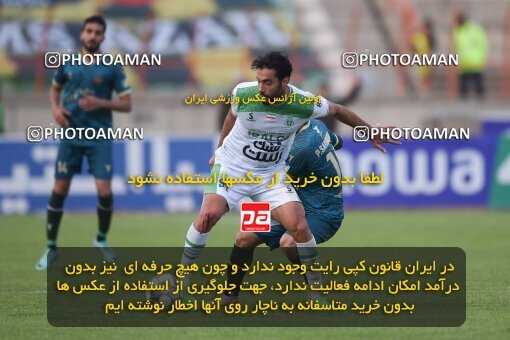 2225400, Qazvin, Iran, Iran Pro League، Persian Gulf Cup، 2023-2024 season، Second Leg، Week 19، Shams Azar F.C. 2 v ۱ Aluminium Arak on 2024/03/08 at ورزشگاه سردار آزادگان