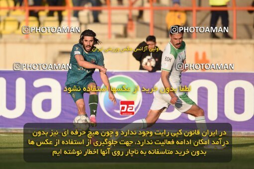 2225444, Iran pro league, 2023-2024، Persian Gulf Cup، Week 19، Second Leg، 2024/03/08، Qazvin، ورزشگاه سردار آزادگان، شمس آذر قزوین 2 - ۱ Aluminium Arak