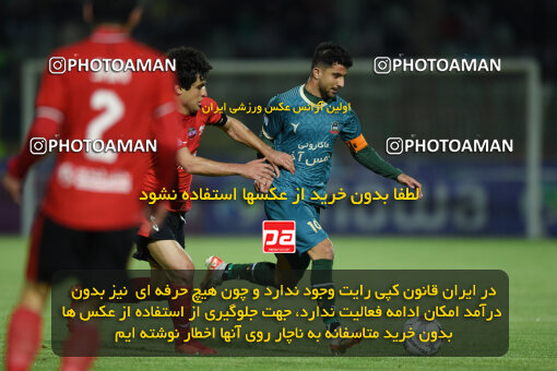 2244289, Qazvin, Iran, Iran Pro League، Persian Gulf Cup، 2023-2024 season، Second Leg، Week 21، Shams Azar F.C. ۰ v 2 Tractor S.C. on 2024/03/17 at ورزشگاه سردار آزادگان