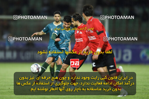 2251019, Qazvin, Iran, Iran Pro League، Persian Gulf Cup، 2023-2024 season، Second Leg، Week 21، Shams Azar F.C. ۰ v 2 Tractor S.C. on 2024/03/17 at ورزشگاه سردار آزادگان