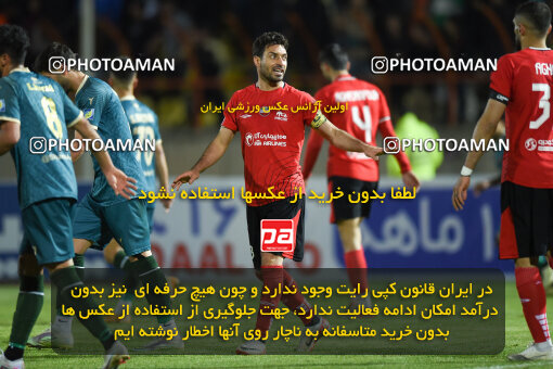 2251066, Qazvin, Iran, Iran Pro League، Persian Gulf Cup، 2023-2024 season، Second Leg، Week 21، Shams Azar F.C. ۰ v 2 Tractor S.C. on 2024/03/17 at ورزشگاه سردار آزادگان