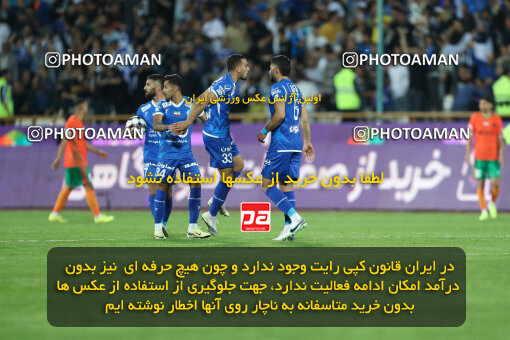 2236351, Tehran, Iran, Iran Pro League، Persian Gulf Cup، 2023-2024 season، Second Leg، Week 22، Esteghlal 2 v 2 Mes Rafsanjan on 2024/04/06 at Azadi Stadium