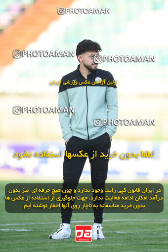 2258060, Isfahan,Fooladshahr, Iran, Iran Pro League، Persian Gulf Cup، 2023-2024 season، Second Leg، Week 22، Zob Ahan Esfahan ۰ v 2 Shams Azar F.C. on 2024/04/06 at Foolad Shahr Stadium