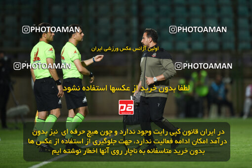 2258136, Isfahan,Fooladshahr, Iran, Iran Pro League، Persian Gulf Cup، 2023-2024 season، Second Leg، Week 22، Zob Ahan Esfahan ۰ v 2 Shams Azar F.C. on 2024/04/06 at Foolad Shahr Stadium