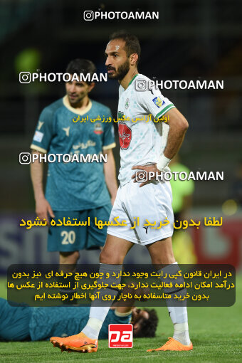 2258271, Isfahan,Fooladshahr, Iran, Iran Pro League، Persian Gulf Cup، 2023-2024 season، Second Leg، Week 22، Zob Ahan Esfahan ۰ v 2 Shams Azar F.C. on 2024/04/06 at Foolad Shahr Stadium